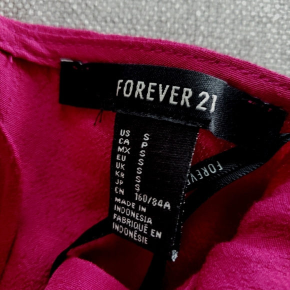 Magenta Forever 21 Slip Dress - Picture 5 of 6